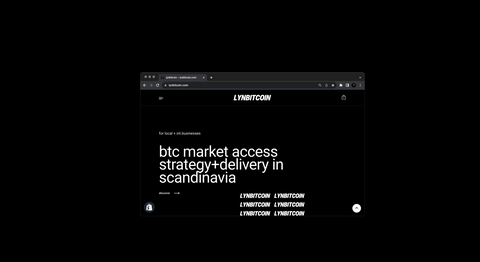 navigating bitcoin: soft launching LYNBITCOIN - bitcoin market access strategy and delivery in Scandinavia - lynbitcoin.com